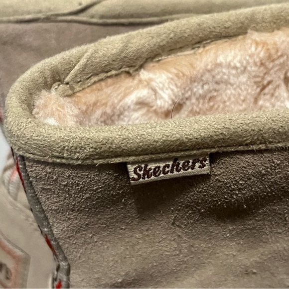 Skechers Beige Suede Boots - Picture 3 of 9